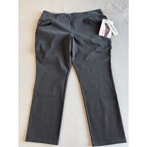 Black Stretch Trousers, Women with Control, Women’s US Plus Size XXL 2X